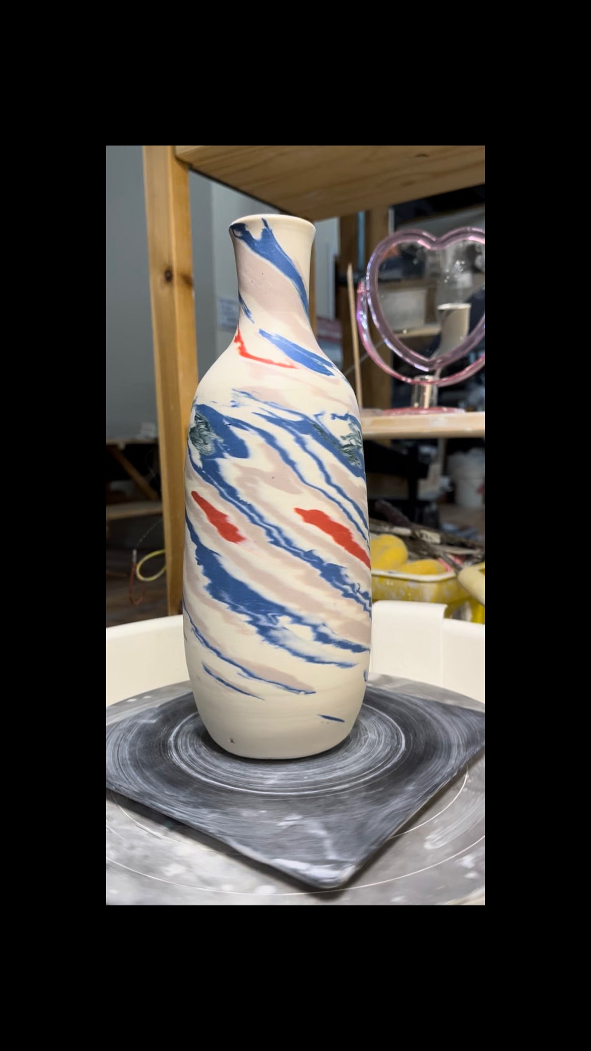 Neriage vase